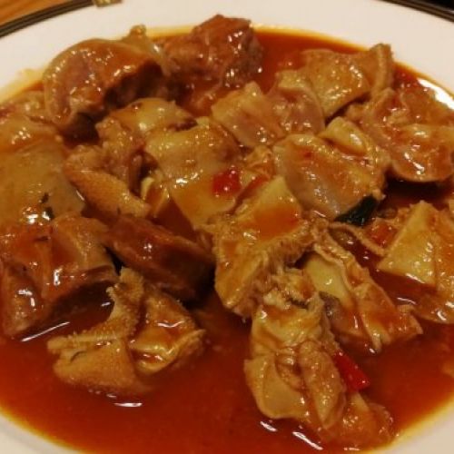 Callos especiales Ángela  callos, pata, morro y lengua